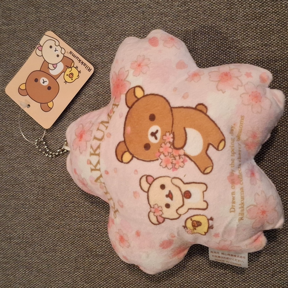 Rilakkuma plush keychain